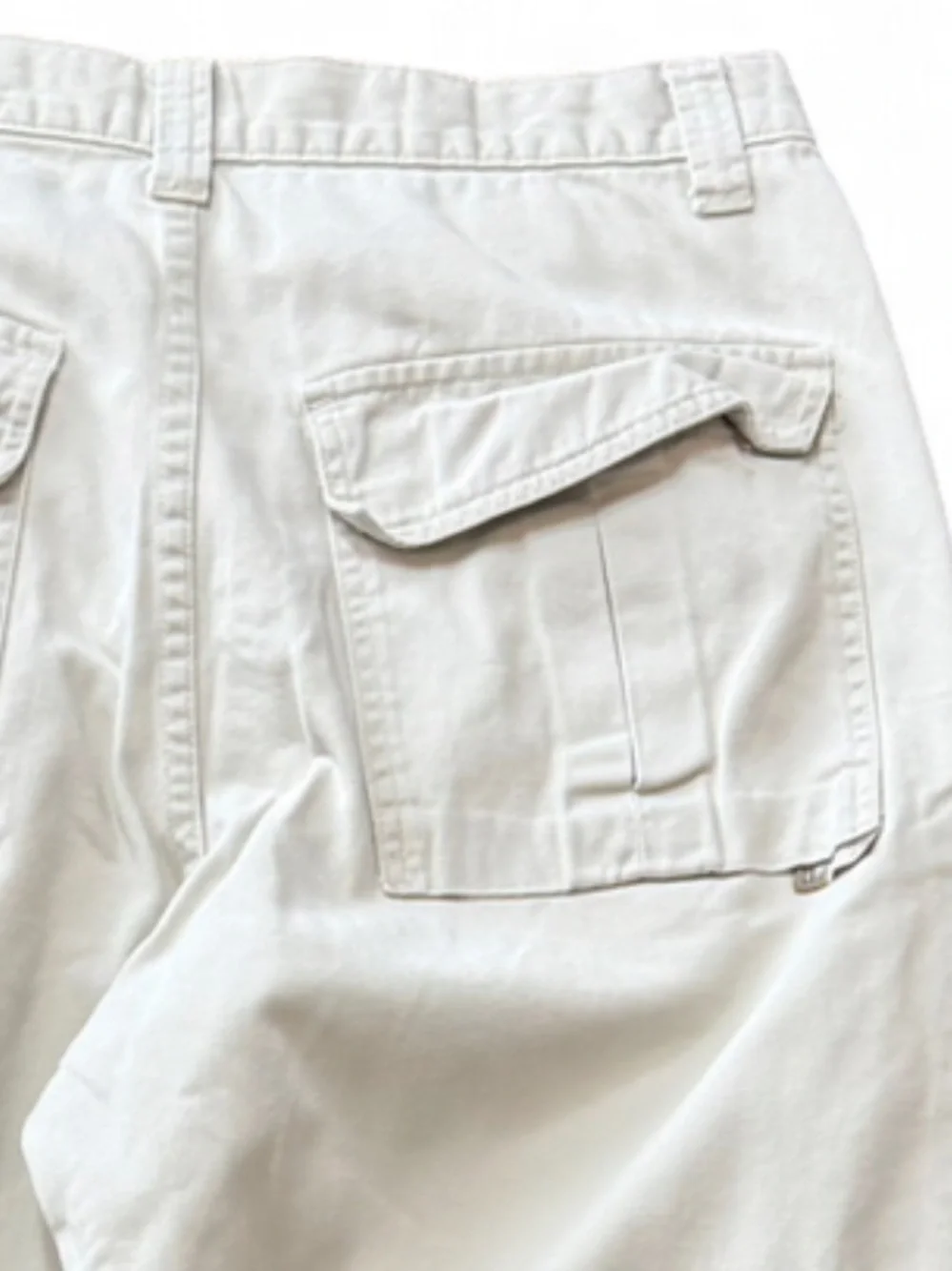 Vintage Y2K Levi's Silvertab Off White Relaxed‎ Cargo Pants, Men's Size 32 x 34